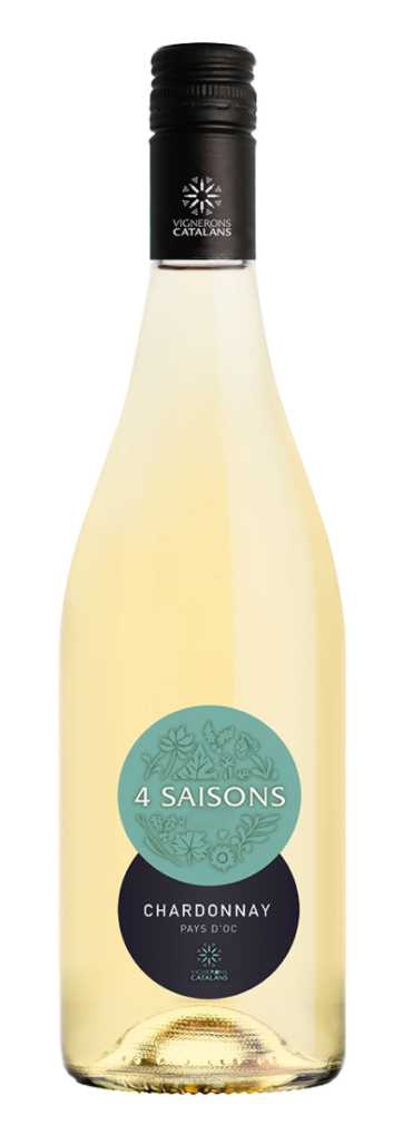 Vignerons Catalans, Pays d'Oc IGP 4 Saisons Chardonnay