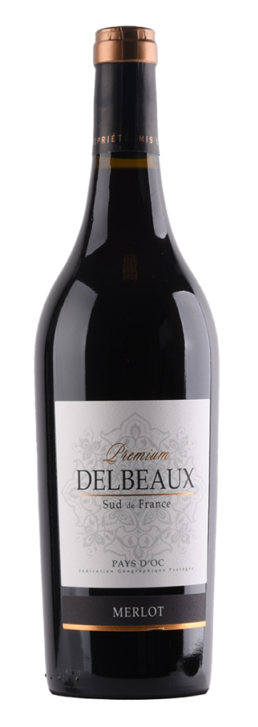 2602202465dc78fbdcec1.png Delbeaux, Pays d'Oc IGP Premium Merlot
