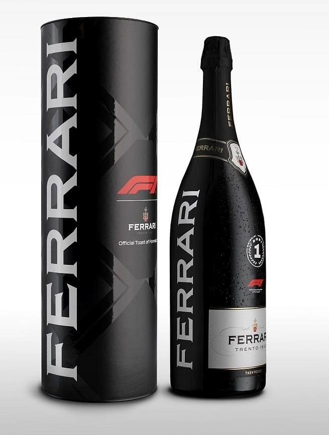 Ferrari, Trento DOC Ferrari, Brut, Celebration Jero, F1 podium replica in giftbox, Editie 2022