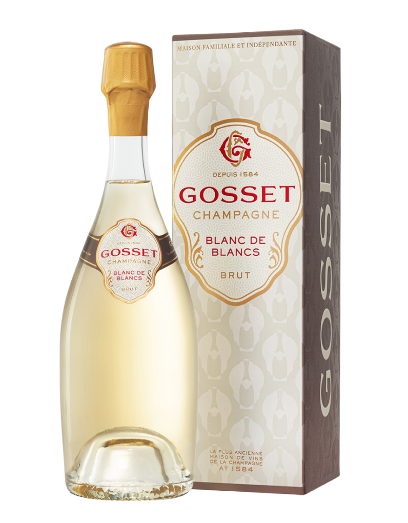 Champagne Gosset, Champagne AC Grand Blanc de Blancs Brut in giftbox