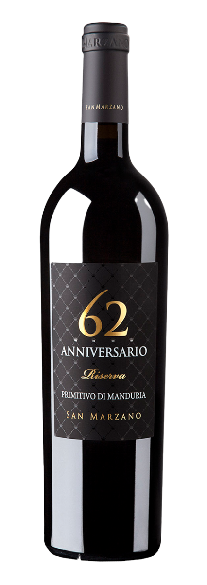 San Marzano, Primitivo di Manduria DOP Anniversario 62 Riserva